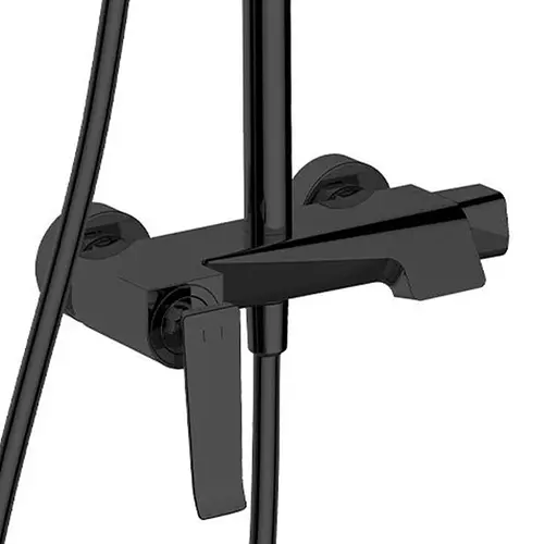 Душова система Dusel Milton Black (233440000), Чорний матовий - фото 5
