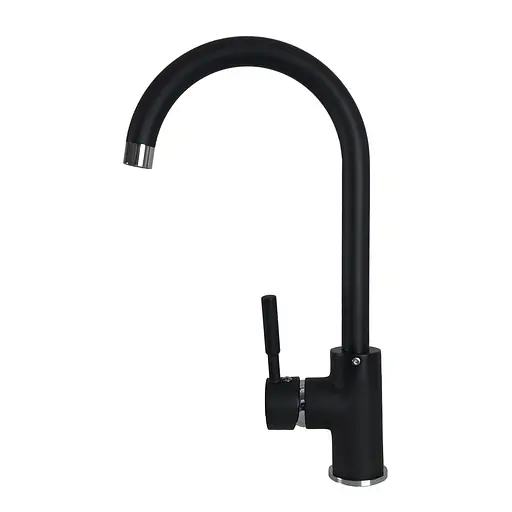 Змішувач для кухні Globus Lux Lazer GLLR-203S-BB Чорний - фото 1