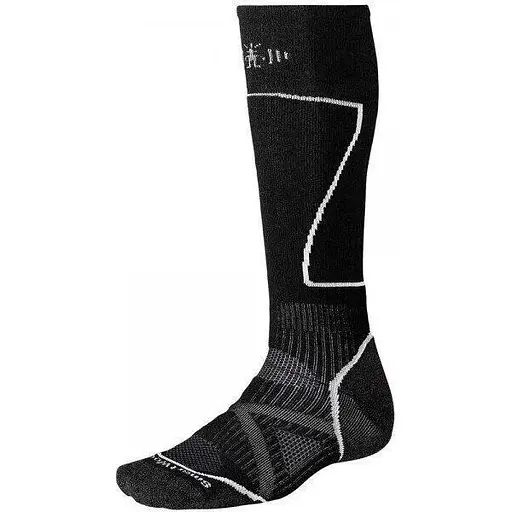 Шкарпетки Smart Wool Men's PhD Ski Medium Black S (1033-SW SW006.001-S)