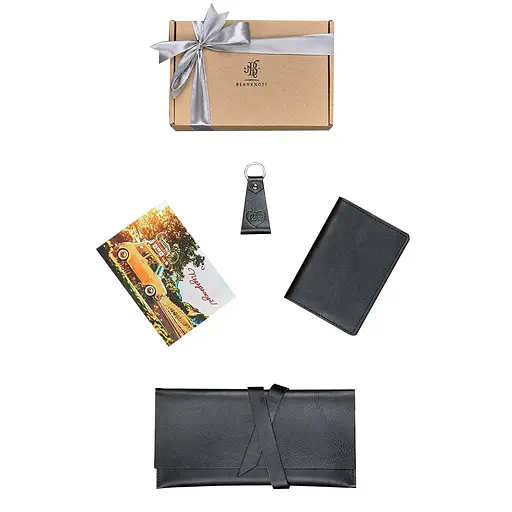 Набір шкіряних аксесуарів для мандрівника Манчестер - фото 5