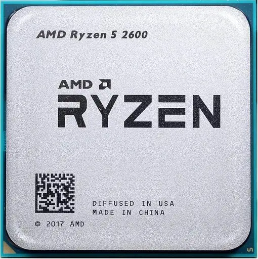Процесор AMD Ryzen 5 2600 (YD2600BBAFMPK) (Socket AM4, 12T, 3.9 ГГц, Tray) Б/в - фото 1
