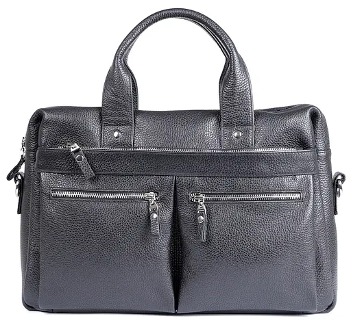 Чоловіча шкіряна сумка SHVIGEL 38х26х7-10 см sum0012577 - фото 1