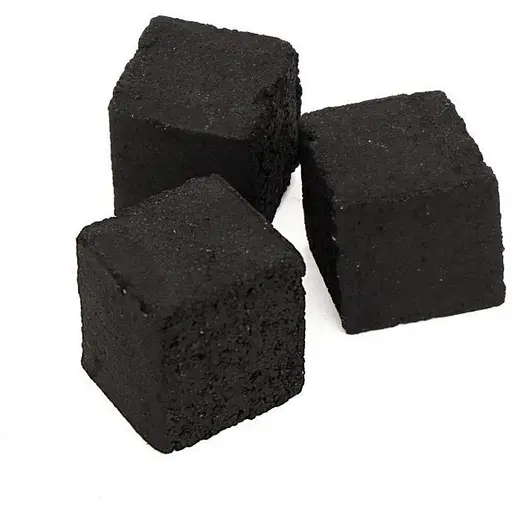 Вугілля Coco Square для кальяну кокосовий квадрат 40мм 1шт куб (10531) - фото 2