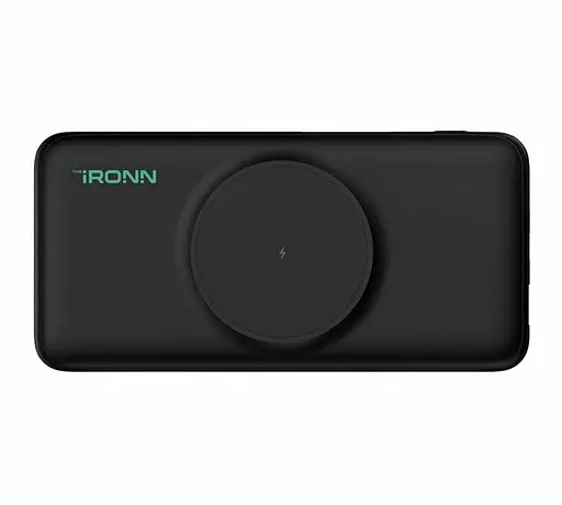 Повербанк iRONN Magnetic Wireless 10000 mAh Black (IR2015MWH) - фото 2