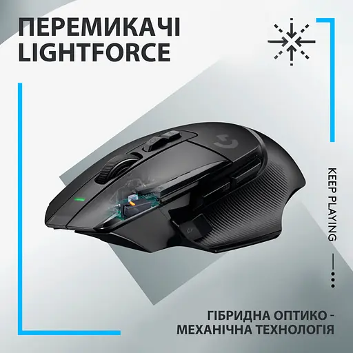 Мышь Logitech G502 X Lightspeed Wireless Black (910-006180) - фото 2