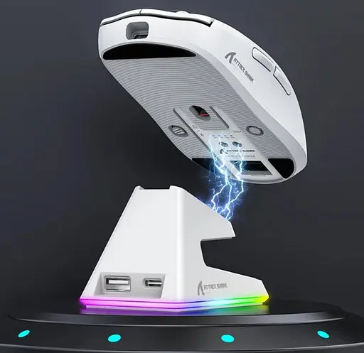 Миша ігрова Attack Shark X6 біла - фото 2