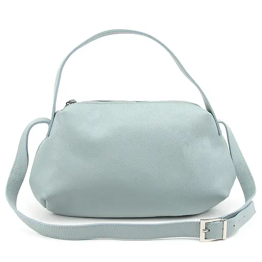 Містка повсякденна сумка блакитного кольору Firenze Italy F-IT-0565LBL