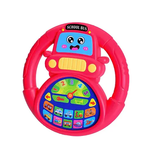 Интерактивная игрушка руль "Путешественник: Автомир" Limo Toy M 6304, 18 см, украинский - фото 1