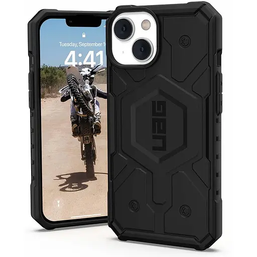 Чехол ударопрочный UAG Pathfinder with MagSafe для Apple iPhone 15 Plus/14 Plus 6.7 Черный - фото 4