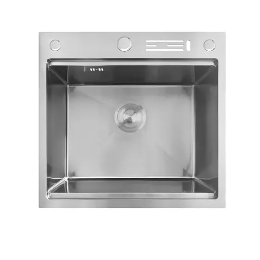 Кухонна мийка Mixxus MH5050-SK Nano-Silver MX1939, Нержавіюча сталь - фото 1