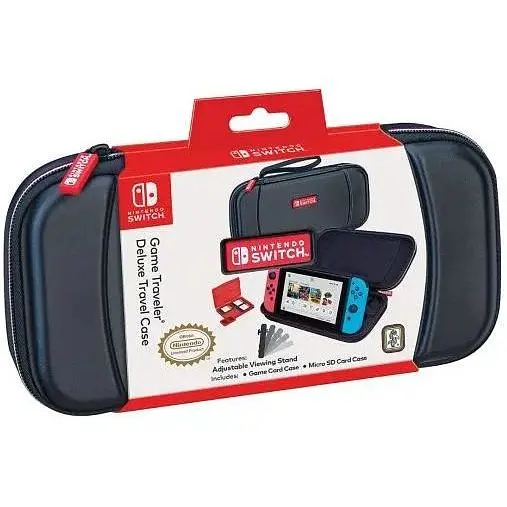 Чехол Vinyl Deluxe Travel Case (Black) (Nintendo Switch, Switch Lite, Switch OLED model)