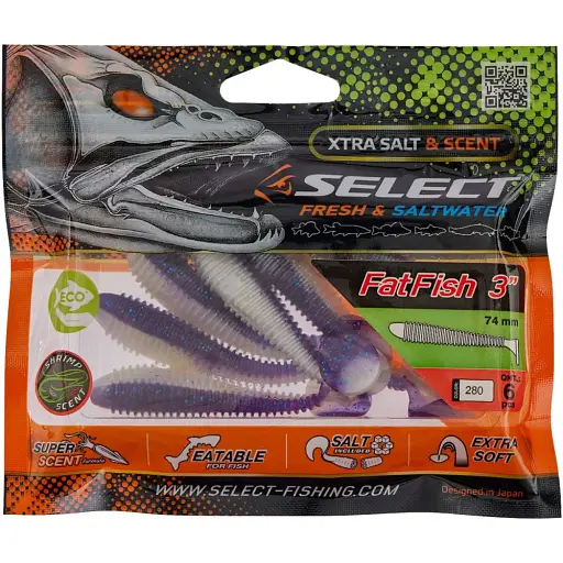 Силікон Select FatFish 3" #280 (6 шт/уп) - фото 2