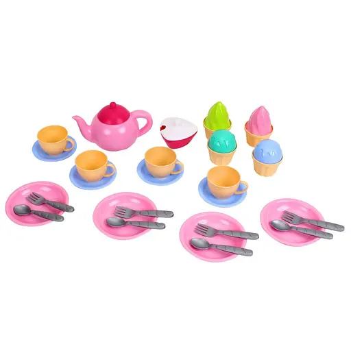 Детский игровой набор "Кухня с набором посуды" ТехноК 7280TXK, 66 предметов - фото 3