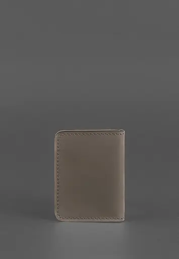 Кожаная обложка для ID-паспорта и водительского заседания 4.0 темно-бежевая - фото 5