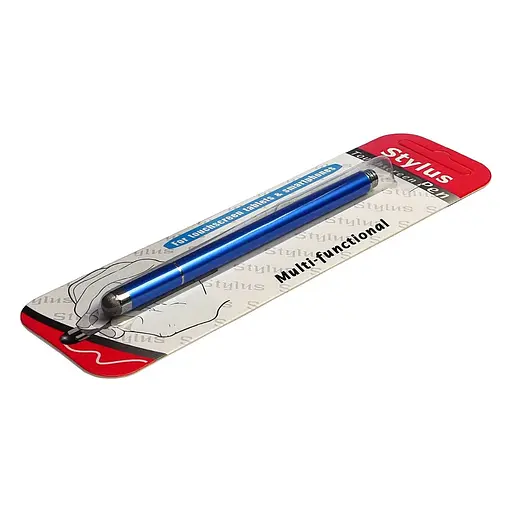 Стилус ємнісний, високоточний Jot Pro зі знімною мікро-волоконною насадкою, алюмінієвий, синій - фото 3