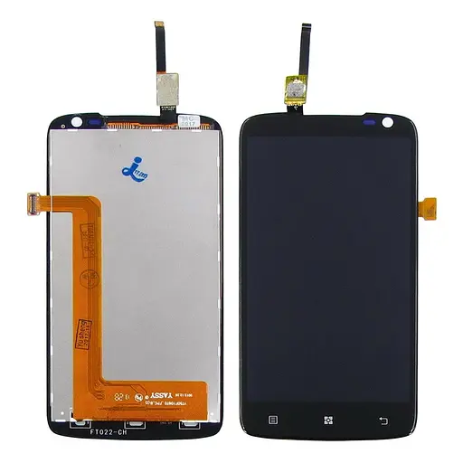 Дисплей для Lenovo S850 з білим тачскрином - фото 1