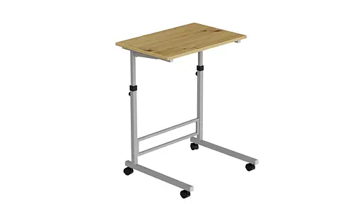 Стіл приставний Ferrum-decor Аміго 62x60x40 метал Сірий ДСП Дуб Артізан 16мм (FRD-102545) - фото 2