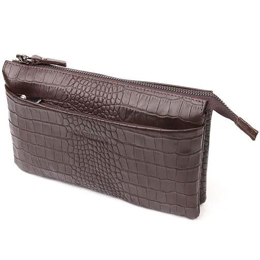 Клатч кожаный мужской Canpellini 22,5х14х4 см sum0022433 - фото 1