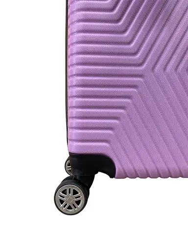 Валіза Маленька (S) Полікарбонат На 4-х подвійних колесах 50л POLO ПК015-S Ліловий - фото 3