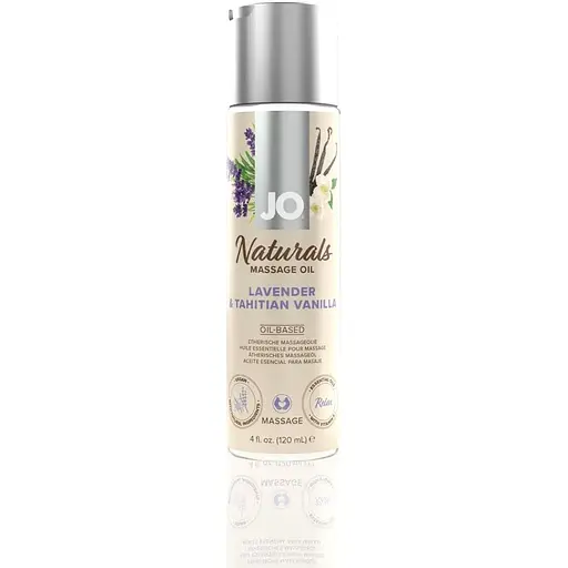 Масажна олія System JO - Naturals Massage Oil - Lavender & Vanilla 120 млє