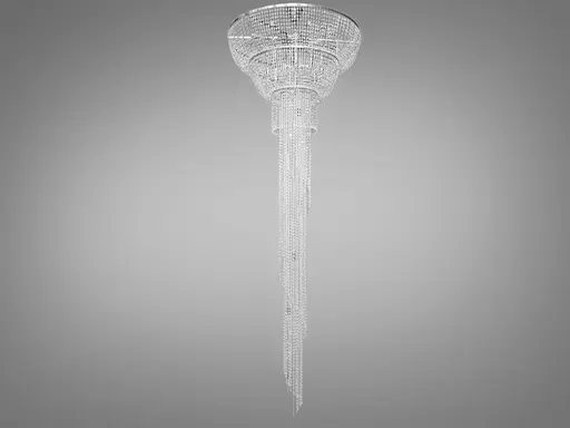 Велична, сучасна кришталева люстра "Кришталевий каскад" на 22 лампи, кол. - фото 1