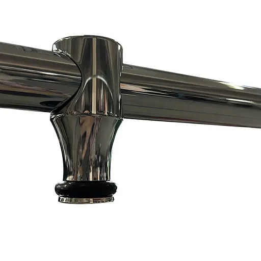 Двері в нішу Koer SR SD06-140x220-TR-01 прозоре скло Easy Clean 8 мм, хром KR5368, універсальні, прозорий, хром - фото 10