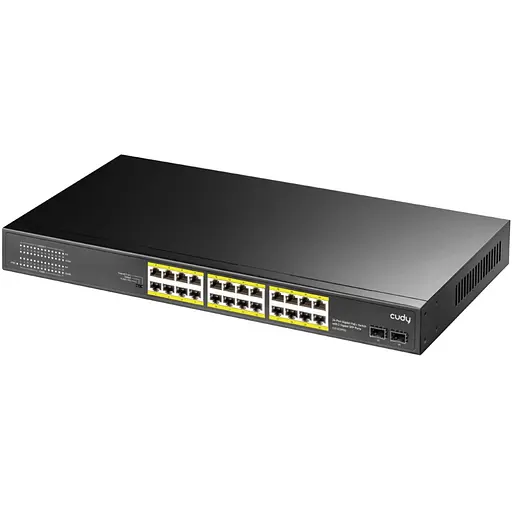 Коммутатор Cudy GS1028PS2 24-Gigabit PoE+ Switch with 4 Uplink Gig Ports and 2 Gig SFP Slots 300W - фото 2
