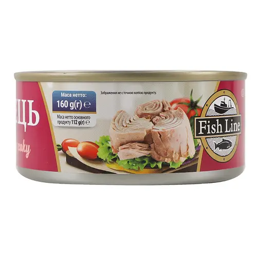 Тунец Fish Line в своем соке 160 г - фото 4