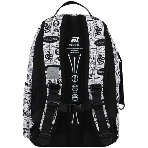 Рюкзак Kite Education teens 949M HP Черно-белый (HP26-949M) - фото 6