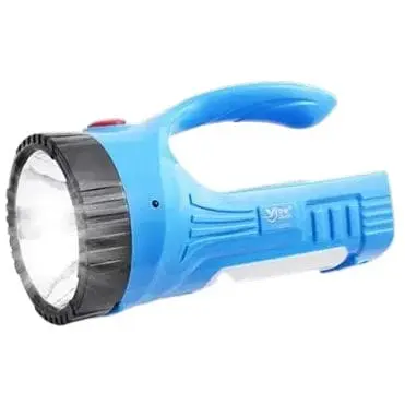 Светодиодный аккумуляторный фонарь Yajia YJ-2833 1+12 LED 3 режима прожектор переносной Голубой - фото 1