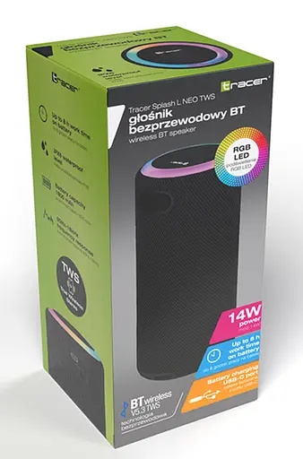 Bluetooth колонка Tracer Splash L Black 14W (TRAGLO47477) - фото 7