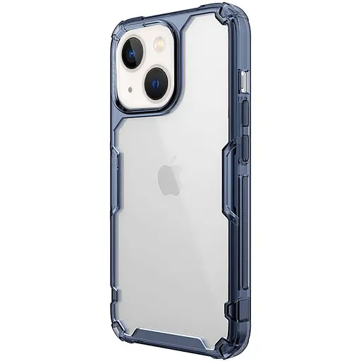 Чохол TPU Nillkin Nature Pro Series для Apple iPhone 15, 6.1 Синій прозорий - фото 2