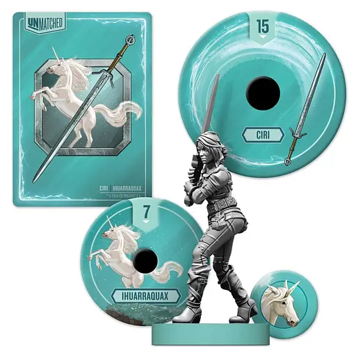 Настольная игра Geekach Games Unmatched: The Witcher - Коллекционный набор (Unmatched Witcher Bundle) (укр.) + уникальные промо! (GKCH0243) - фото 4