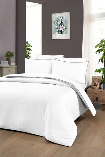 Постільна білизна Lucca White Сатин Делюкс La Romano pbe0051012 - фото 1