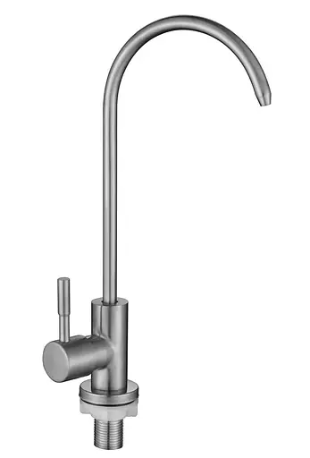 Кран-фасетка под фильтр Wezer EKO4F-13 Нержавеющая сталь - фото 1