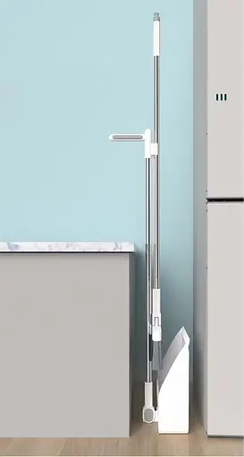 Совок с щеткой из нержавеющей стали TL-HC03 Белый - фото 4