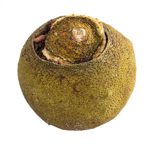 Шу Пу Эр в маленьком зеленом мандарине - 1 шт. - фото 4