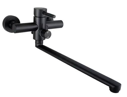 Смеситель для ванны Globus Lux Alpen SBT1-208-BB Черный матовый - фото 1