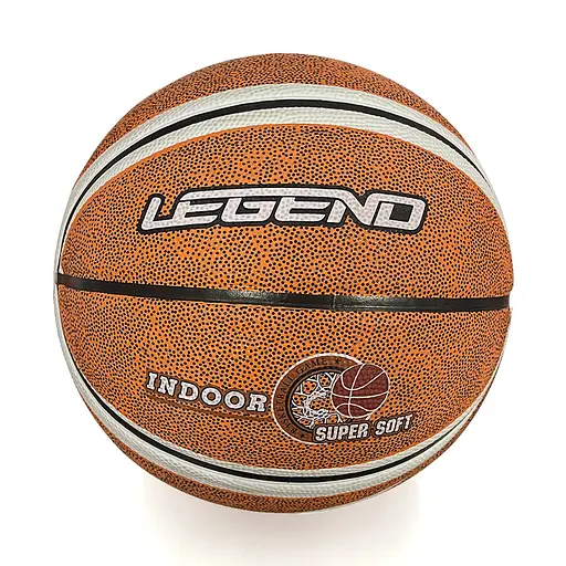 Мяч баскетбольный Newt Legenda ball №7 коричнево-белый NE-BAS-1036