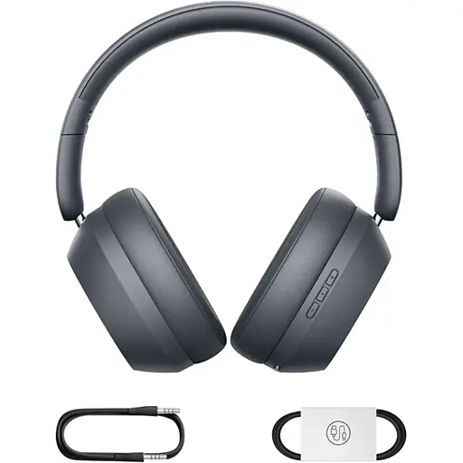 Беспроводные наушники Baseus Bass 35 Max Wireless Headphones Twilight Grey - фото 7