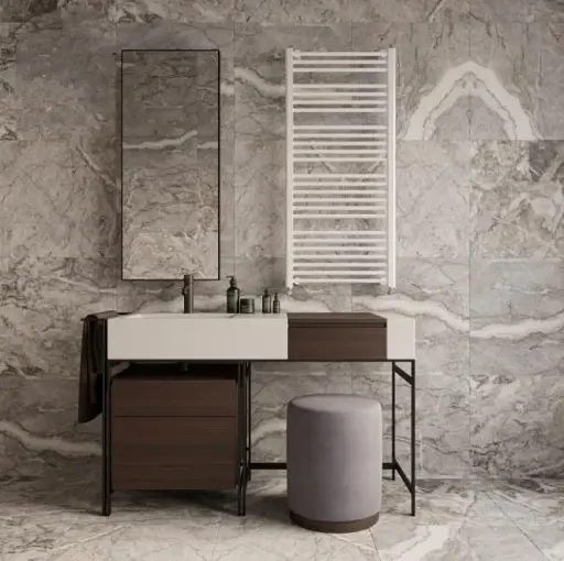 Рушникосушка водяна Heizung WR 10/55 495х550 мм 335 Вт Білий 30412 - фото 3