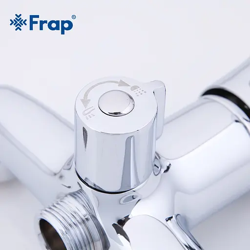 F2236 Змішувач для ванни довгий гусак Ø35 Frap 1/10 Хром - фото 2