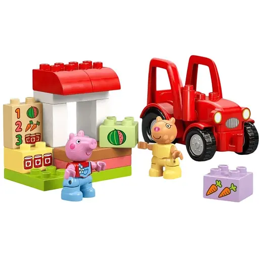 Конструктор LEGO DUPLO Peppa Pig Трактор і ринок 18 деталей (10468) - фото 2