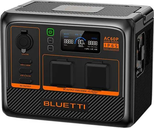 Зарядная станция BLUETTI AC60P 504Wh 600W - фото 3