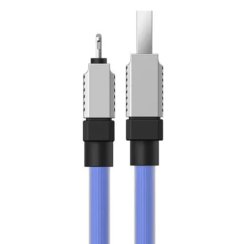 USB кабель Baseus CoolPlay Series Fast Charging Cable USB to iP 2.4A 1 м синий CAKW000403 - фото 1