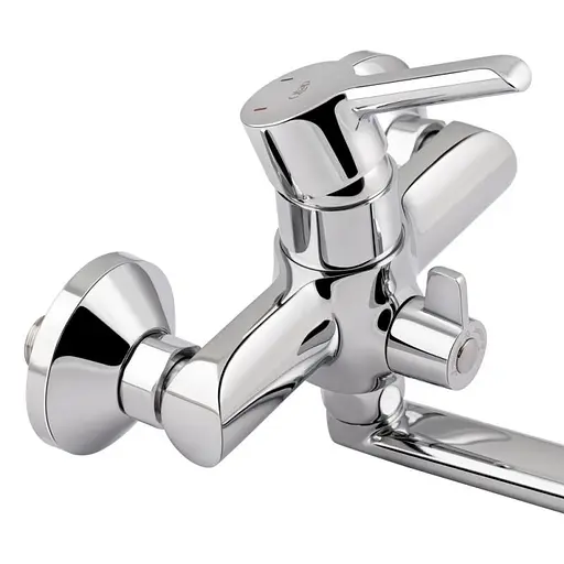 Смеситель для ванны Qtap Grand CRM 005 Хром - фото 4