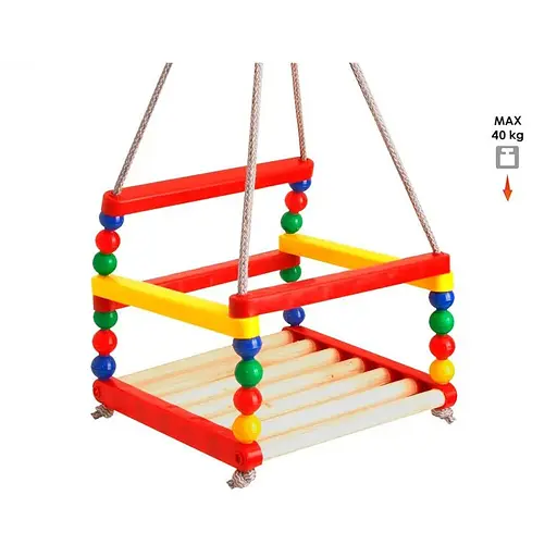 Детские деревянные качели 1 ТехноК