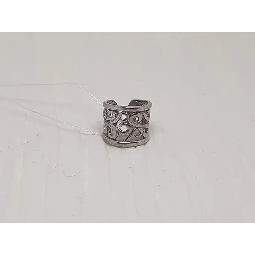 Серебряная серьга-кафф на хеликс. 9132308Р - фото 2