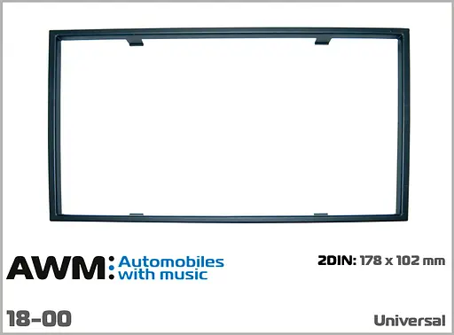 Рамка декоративная универсальная 2 DIN AWM 18-00 - фото 4