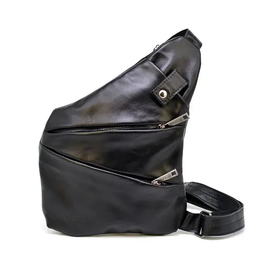 Кожаная мужская сумка через плечо TARWA 23х28х4 см sum0025831 - фото 2